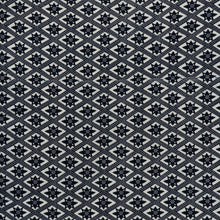 Load image into Gallery viewer, On the Fence Fabric - Natural Indigo
