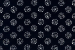 Dot Dot Dot Fabric - Natural Indigo