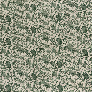 Prussian Carp Fabric - Emerald