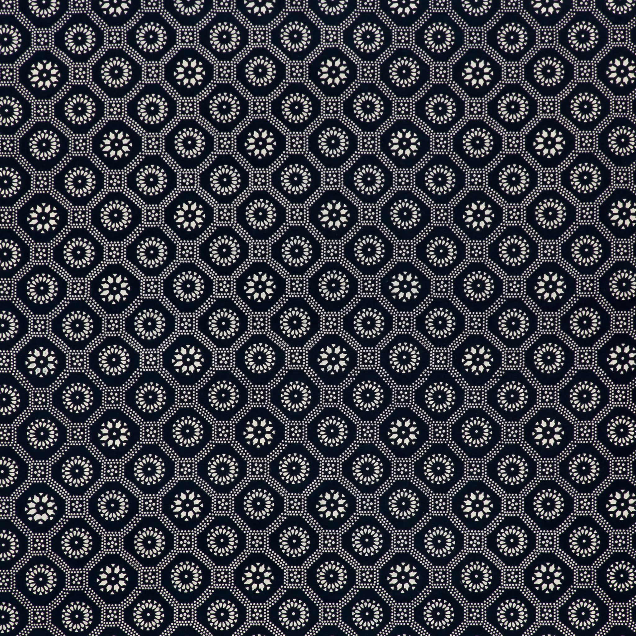 Honeycomb Fabric - Natural Indigo