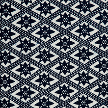 Load image into Gallery viewer, On the Fence Fabric - Natural Indigo