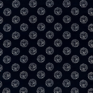 Dot Dot Dot Fabric - Natural Indigo