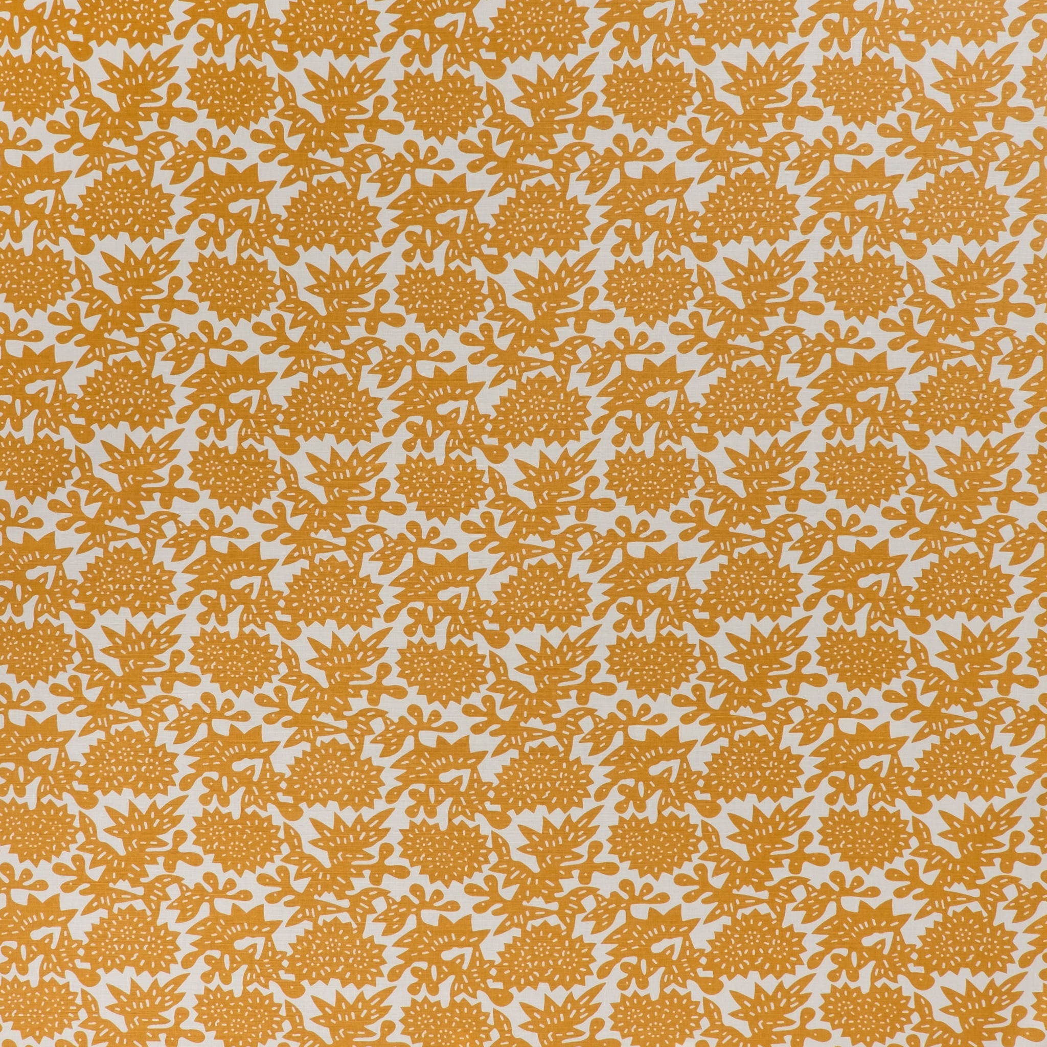 Flower Fabric - Cumin