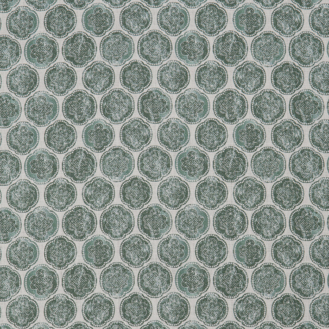 Eternal Knot Fabric - Jade