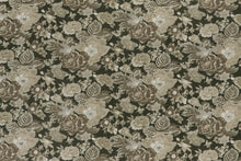 Load image into Gallery viewer, Summer Palace Fabric - Black Sesame