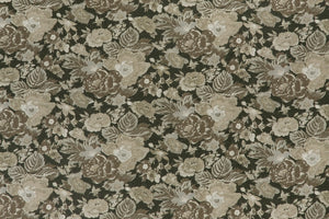 Summer Palace Fabric - Black Sesame