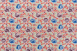 China Rose Fabric - Mai Tai