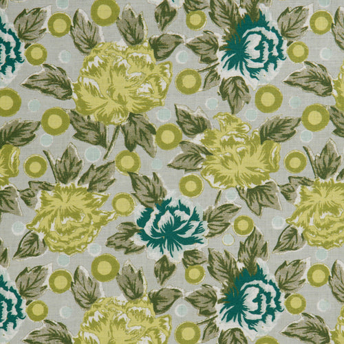 China Rose Fabric - Lemongrass