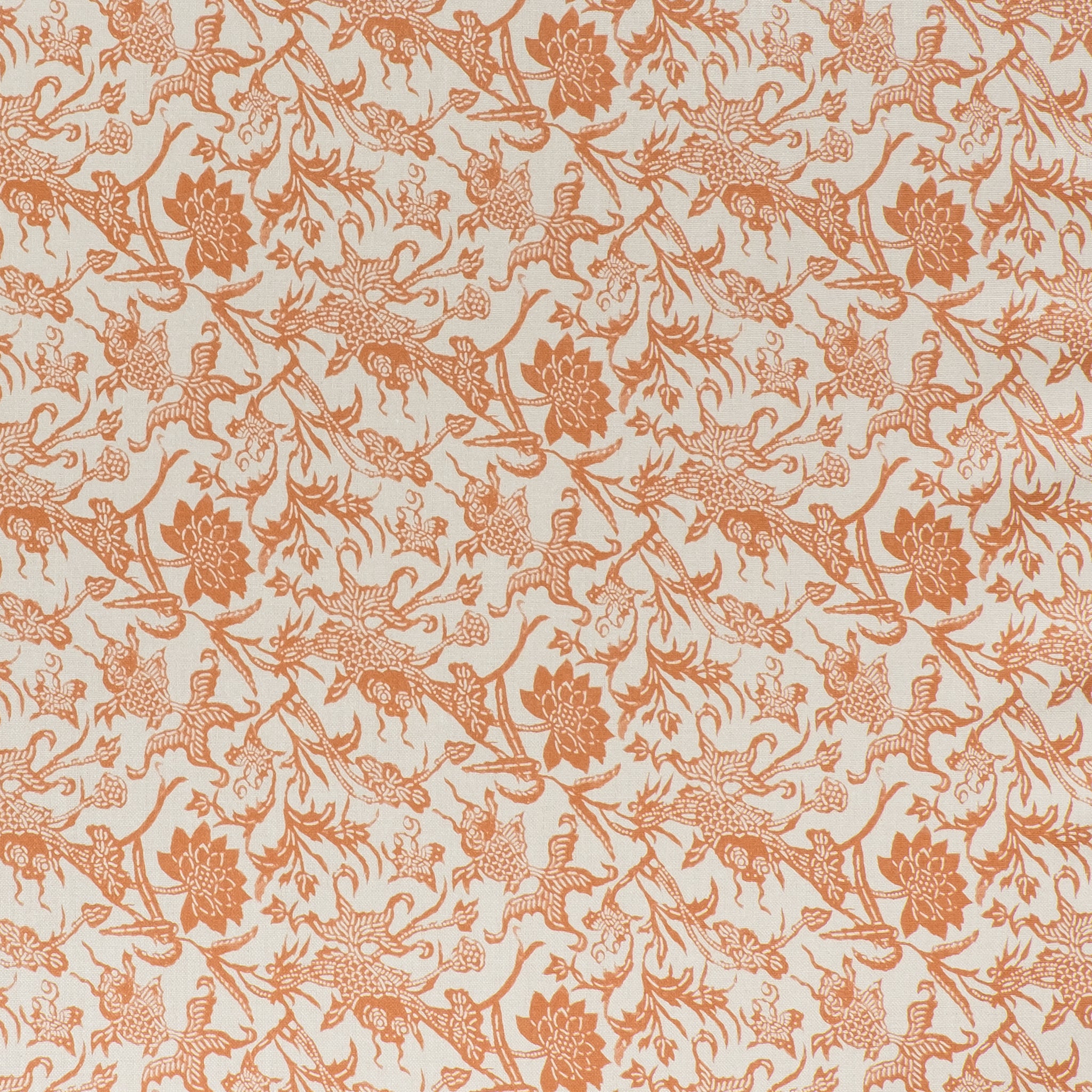 Prussian Carp Fabric - Paprika