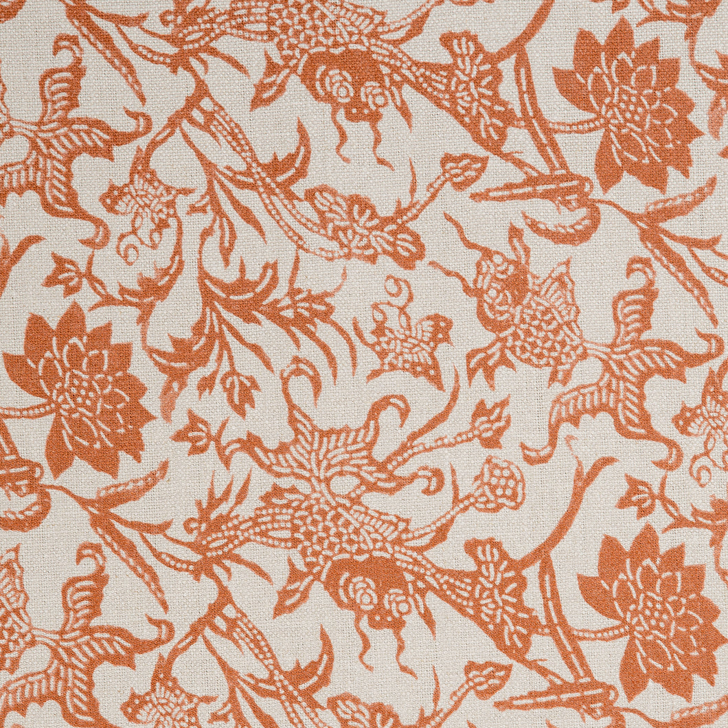 Prussian Carp Fabric - Paprika