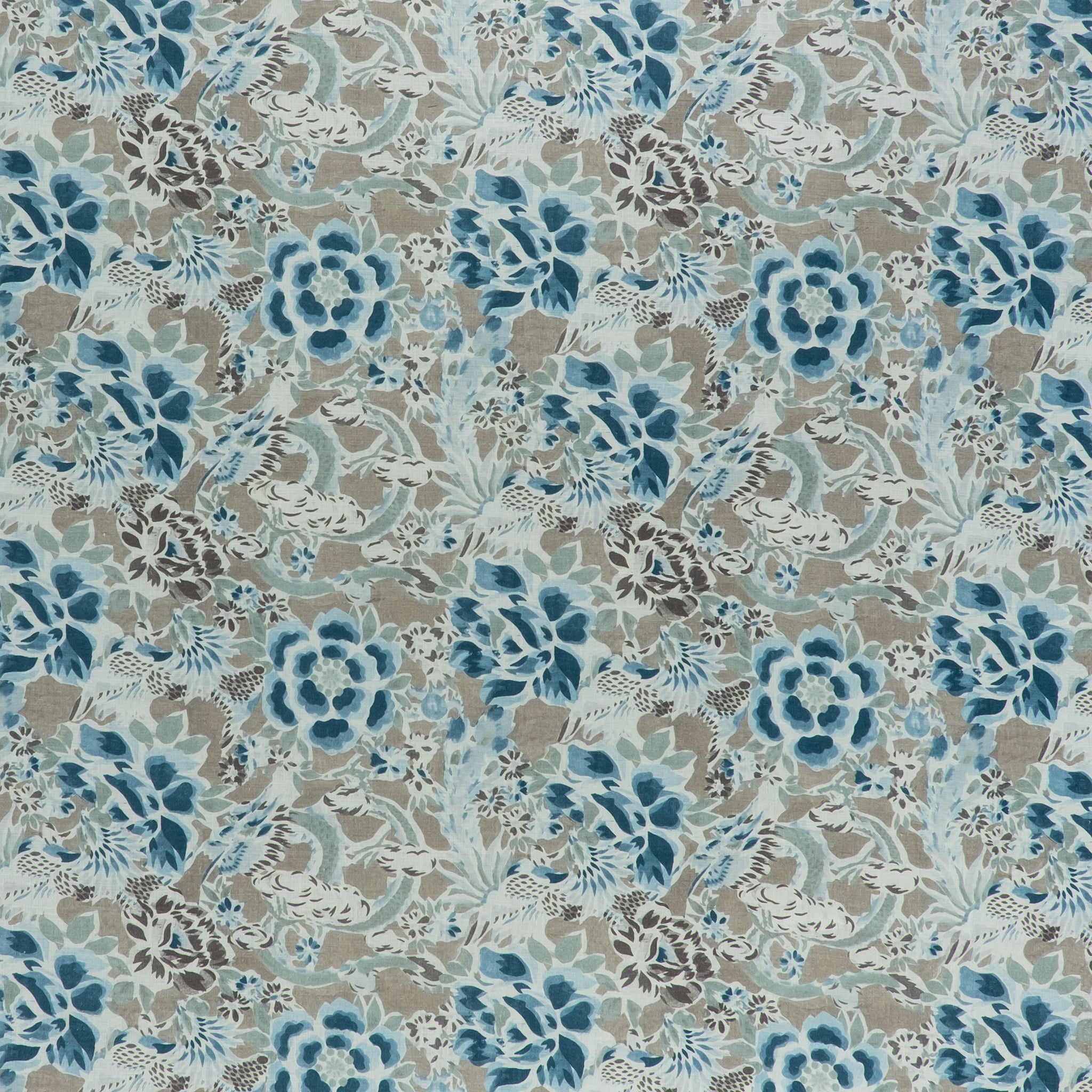 Mei Long Fabric - Flax