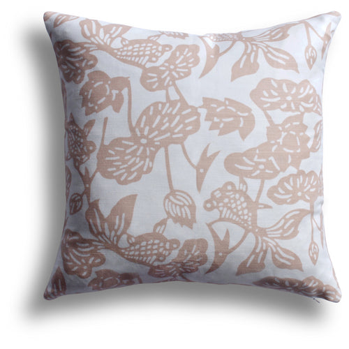 Fish Bowl Pillow - Peony