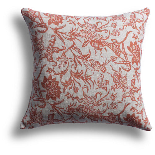 Prussian Carp Pillow - Paprika