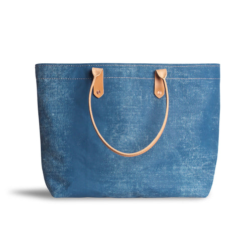 Large Mercantile Tote in Canton Blue