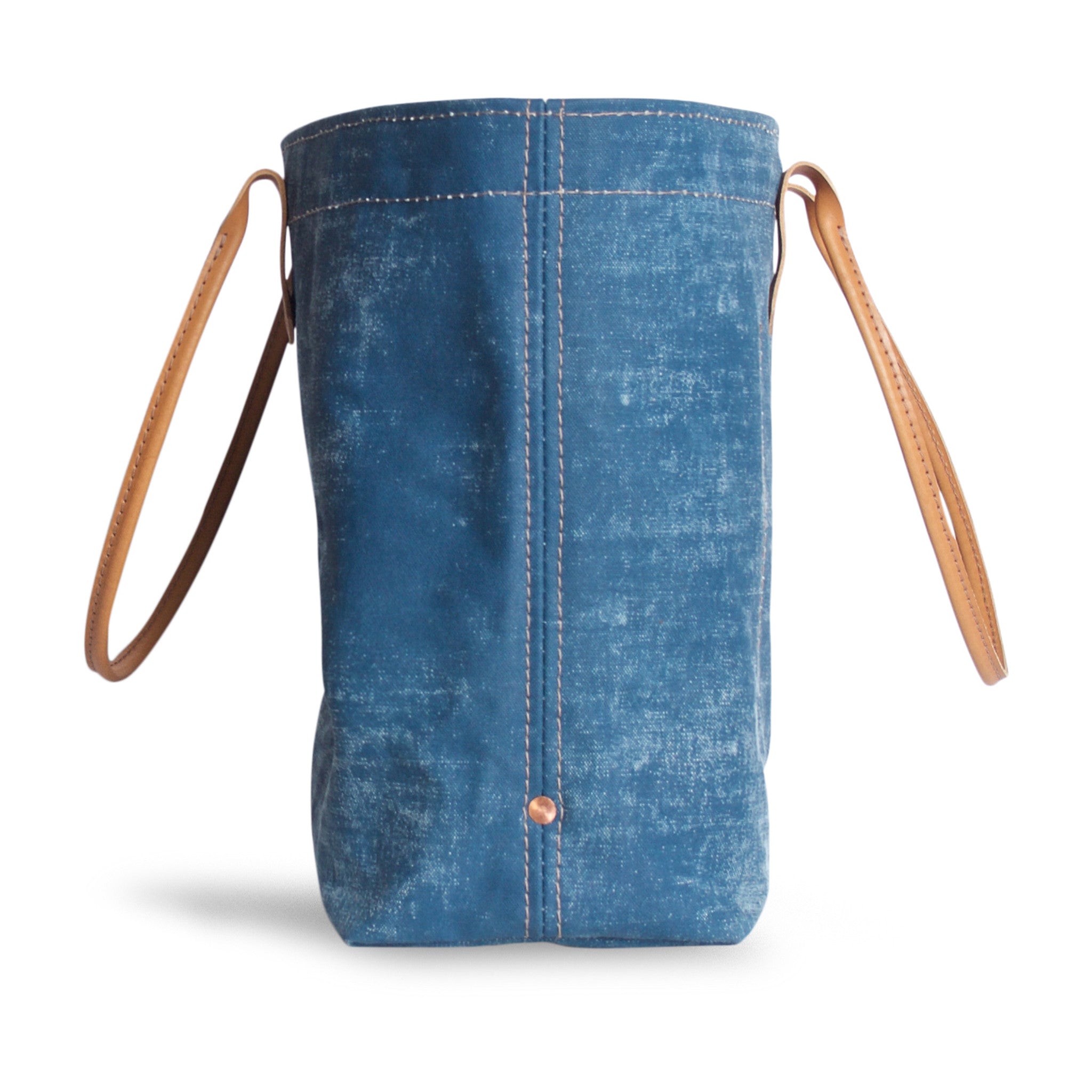 Large Mercantile Tote in Canton Blue