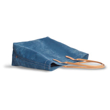 Load image into Gallery viewer, Large Mercantile Tote in Canton Blue