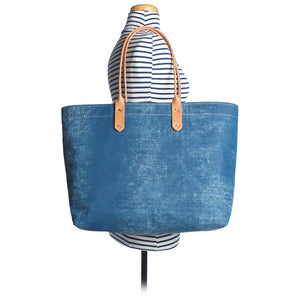 Large Mercantile Tote in Canton Blue