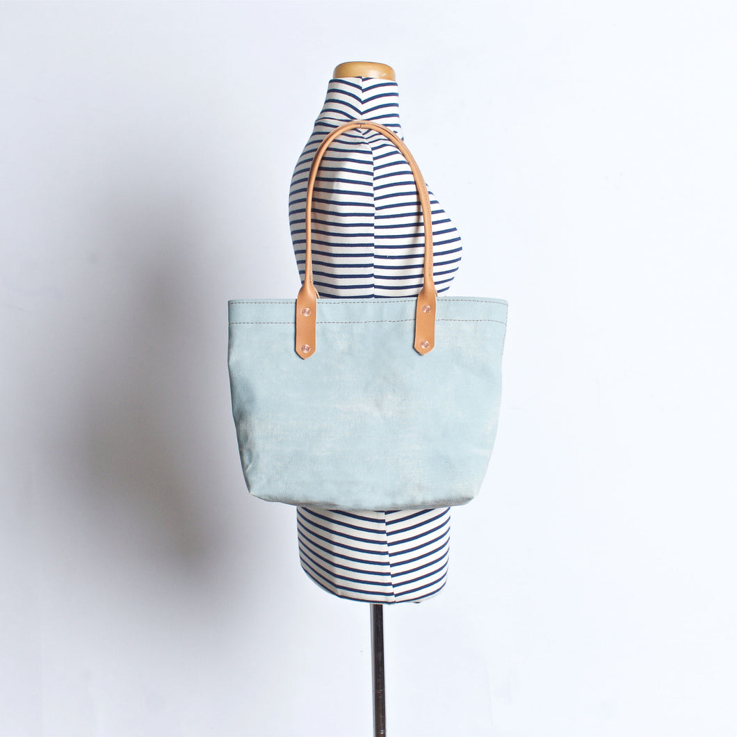 Small Mercantile Tote in Ming Blue