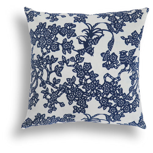 Limited Edition - Indigo Feng Pillow, 20 x 20 in