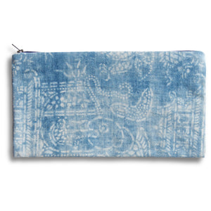 Vintage Indigo Pagoda Pouch