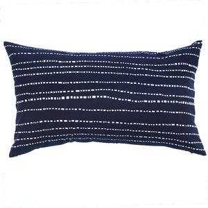 Indigo Babyteeth Pillow, 12 x 20 in