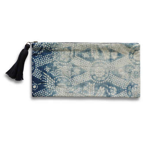 Vintage Indigo Phoenix Pouch