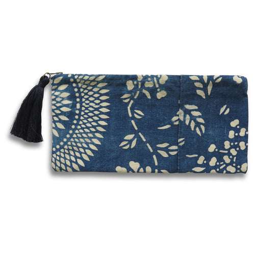 Vintage Indigo Chi Pouch